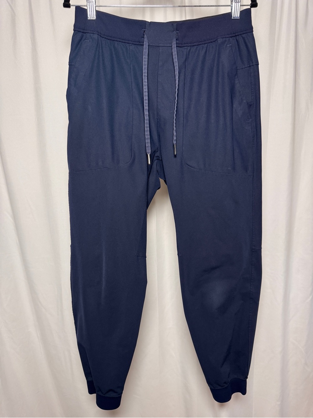 Lululemon ABC Pull On Jogger Pants Mens Large Nvy Blue Warpstreme Stretch